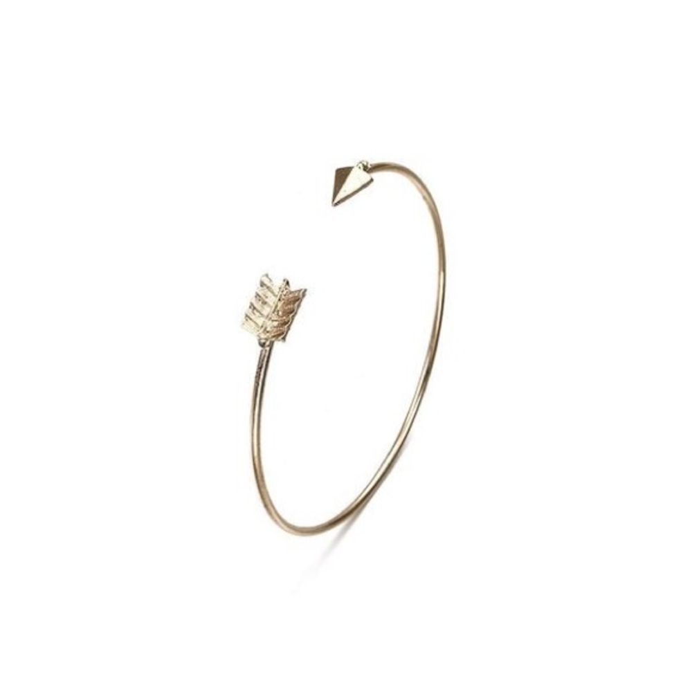 Boho Beauty Gold Arrow Adjustable Cuff Bracelet